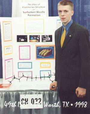 Paul Bracher's Official ISEF Portrait (Fort Worth, Texas, 1998)